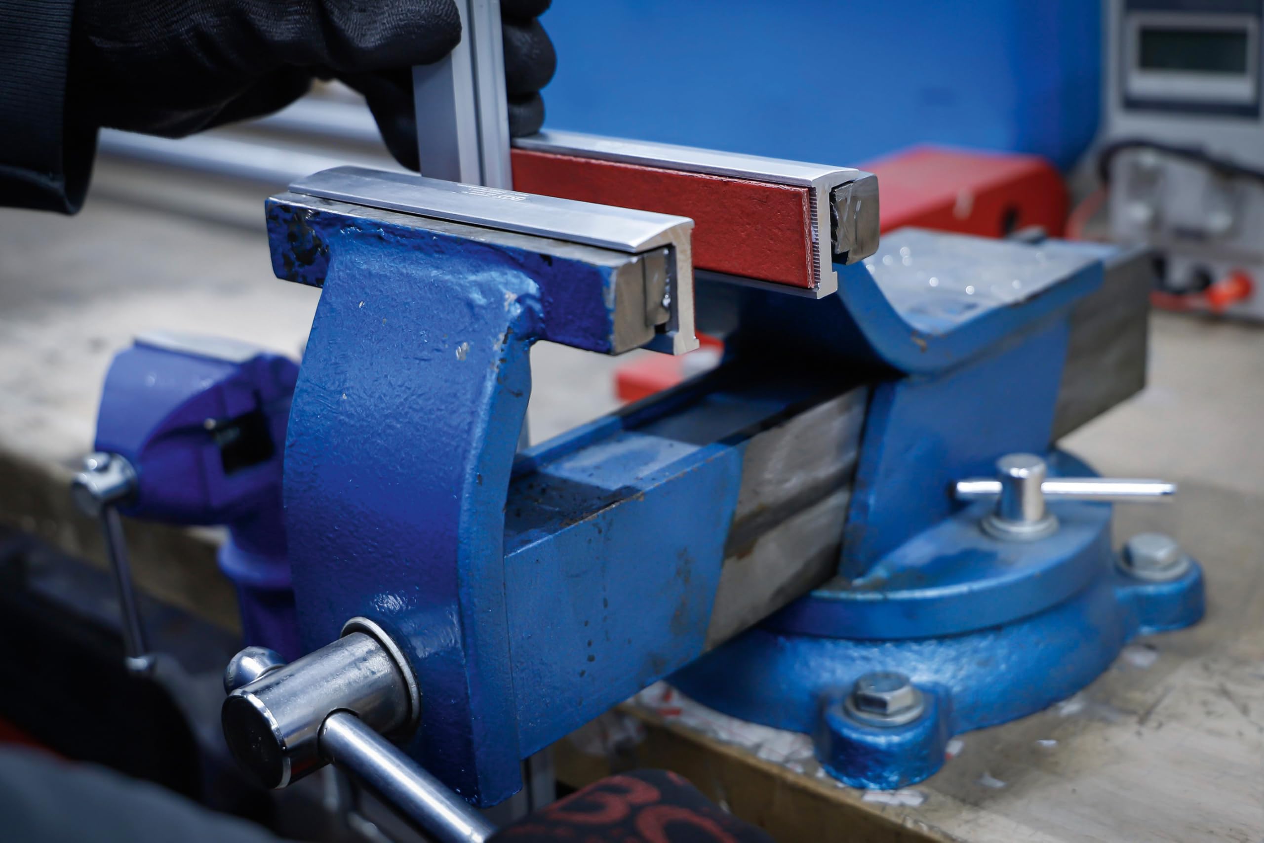 BGS 6799 | Coppia copriganasce per morsa da banco | alluminio | larghezza 125 mm | 2 pz.