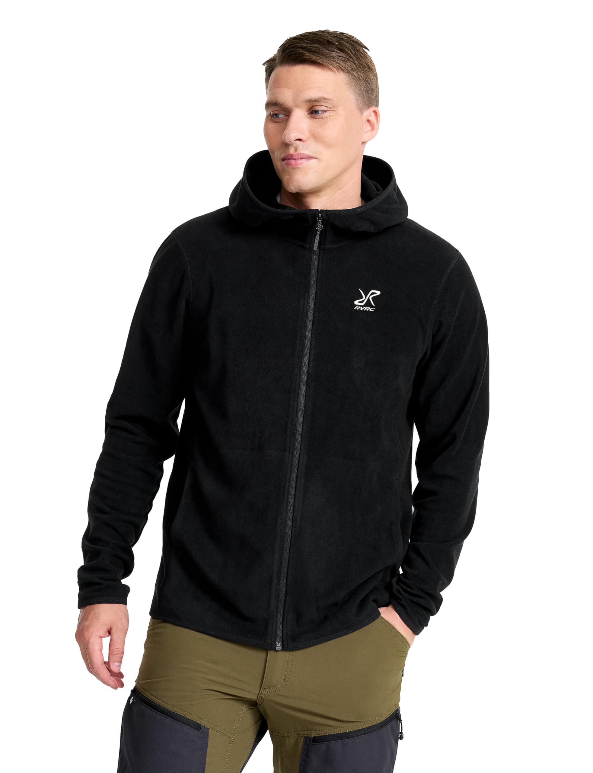 RevolutionRace Hiker Fleece Hoodie für Herren, Leichter und elastischer Fleece-Hoodie