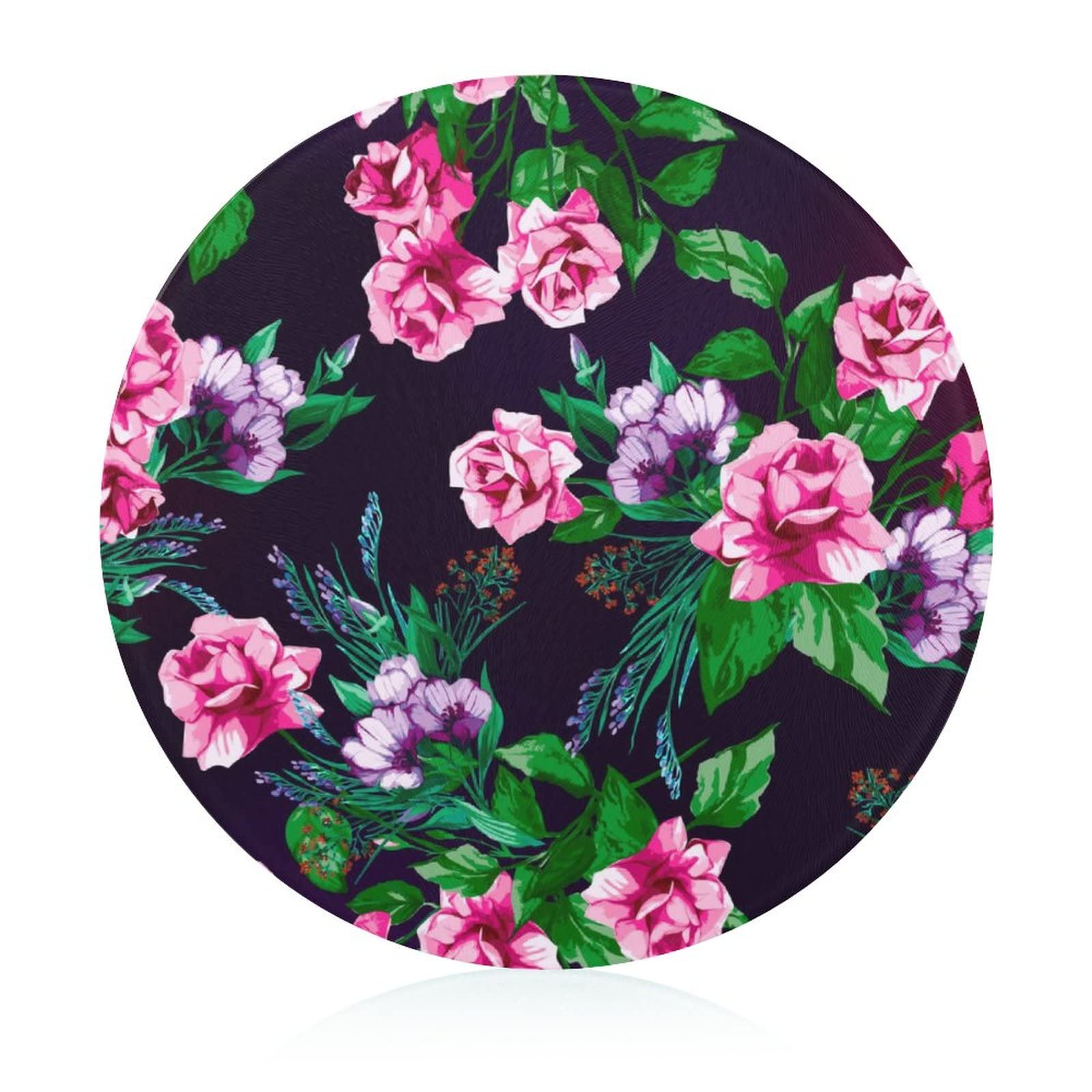 Planche en verre rose 20 cm parfait plateau décoratif de cuisine et dessous-de-plat résistant
