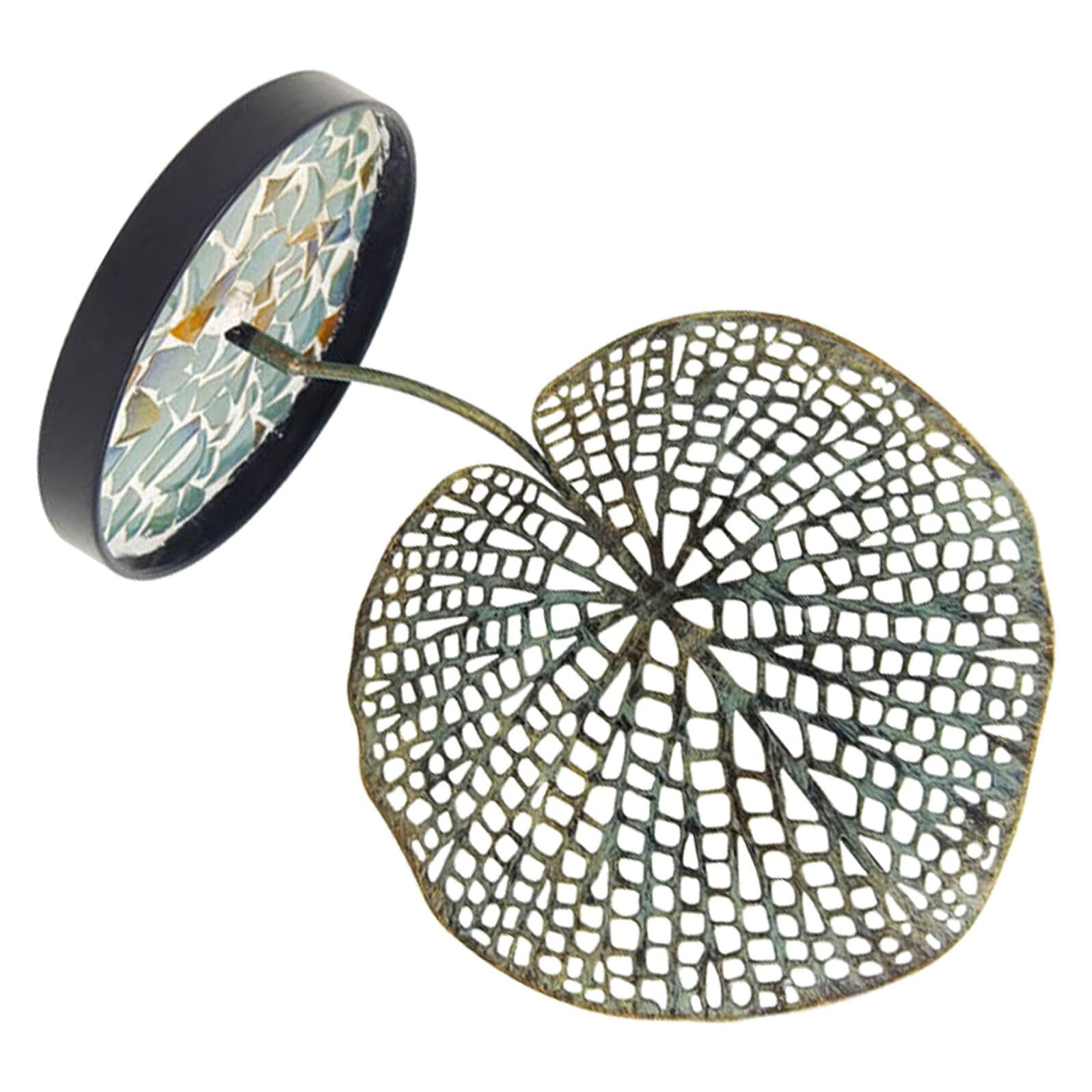 BESPORTBLE Espositore per Orecchini in Metallo Design Foglia Cava per Organizzare e Visualizzare Facilmente Orecchini Forati per Armadi Bagni e Negozi di Gioielleria