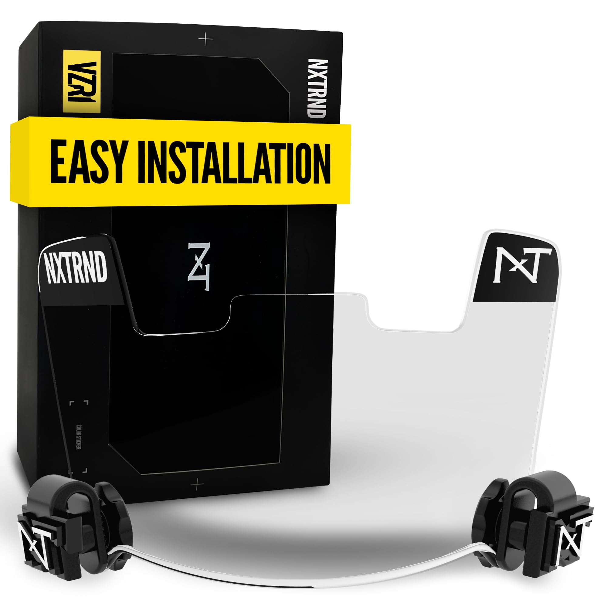 Nxtrnd VZR1 Football Visor, Flat Lens Technology, Fits Adult & Youth Football Helmets