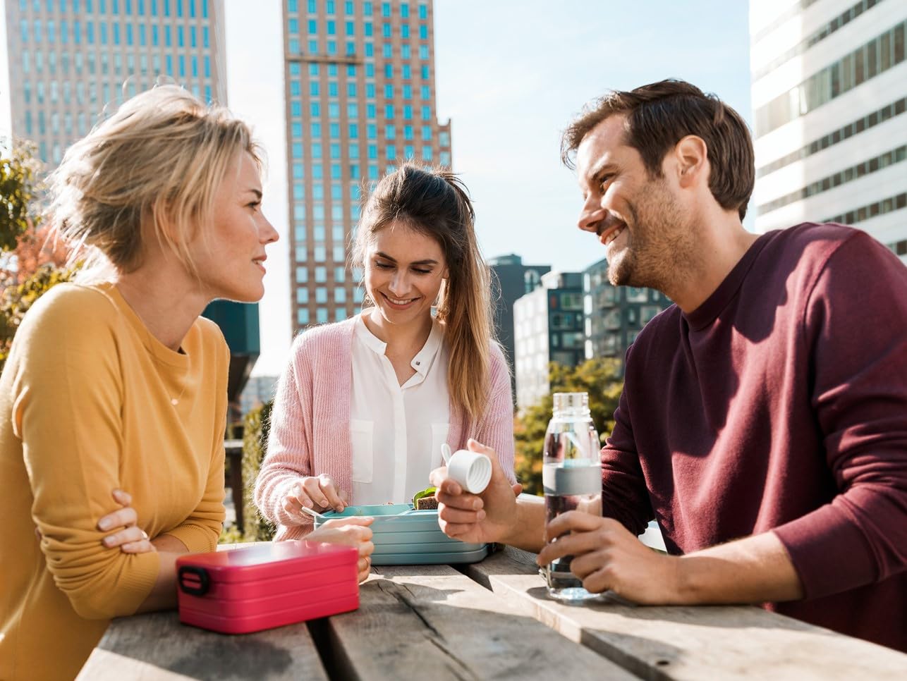 Ferocity Lunchbox Set für Kinder Mädchen zur Schule Personalisiert mit Namen Brotdose Wasserflasche Trinkflasche BPA frei Essen für Unterwegs mit Gabel und Bento Fach To Go Dinosaurs [153]