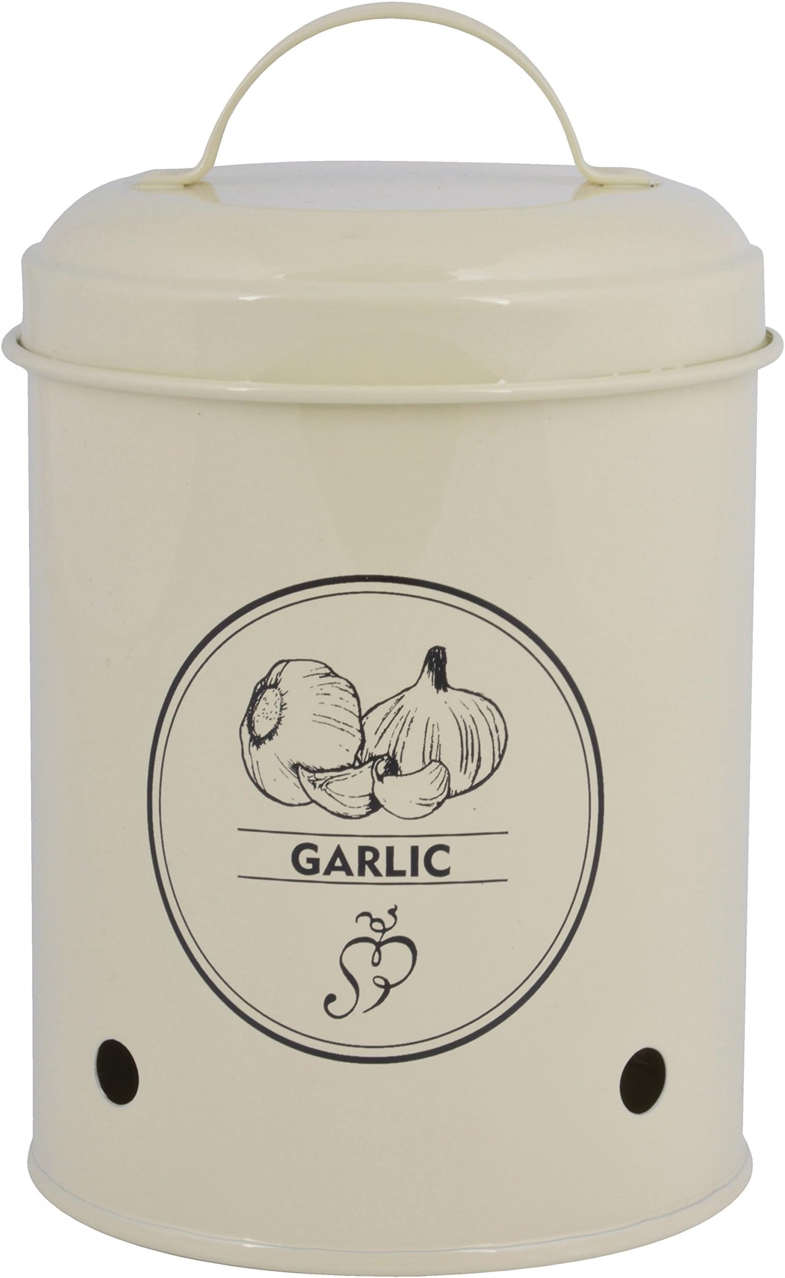 Esschert's Design C2068 Garlic Storage Tin, Metal