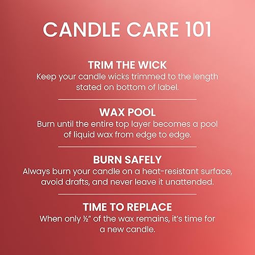 Miniatura 5 de Yankee Candle - Vela perfumada en pilar mediano con hasta 115 horas de tiempo de combustión, mezcla de cera vegetal prémium para una combustión