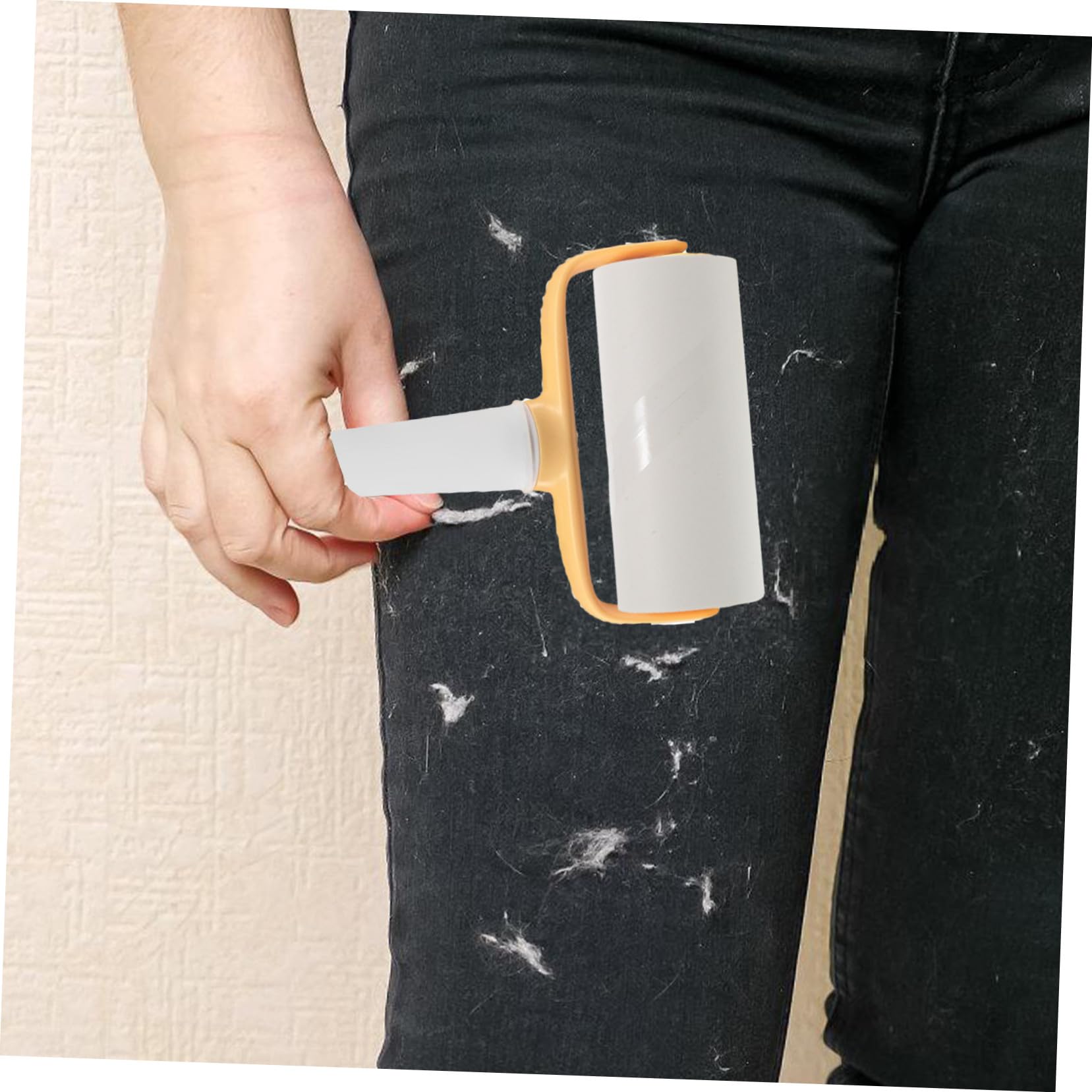 FOMIYES 20 Stck. Teiliges Mini Fusselroller Tragbarer Klebriger Tierhaarentferner mit Abziehbaren Haftpapier Nachfüllungen Effektive für Kleidung Sofa und Bettwäsche Wiederverwendbar