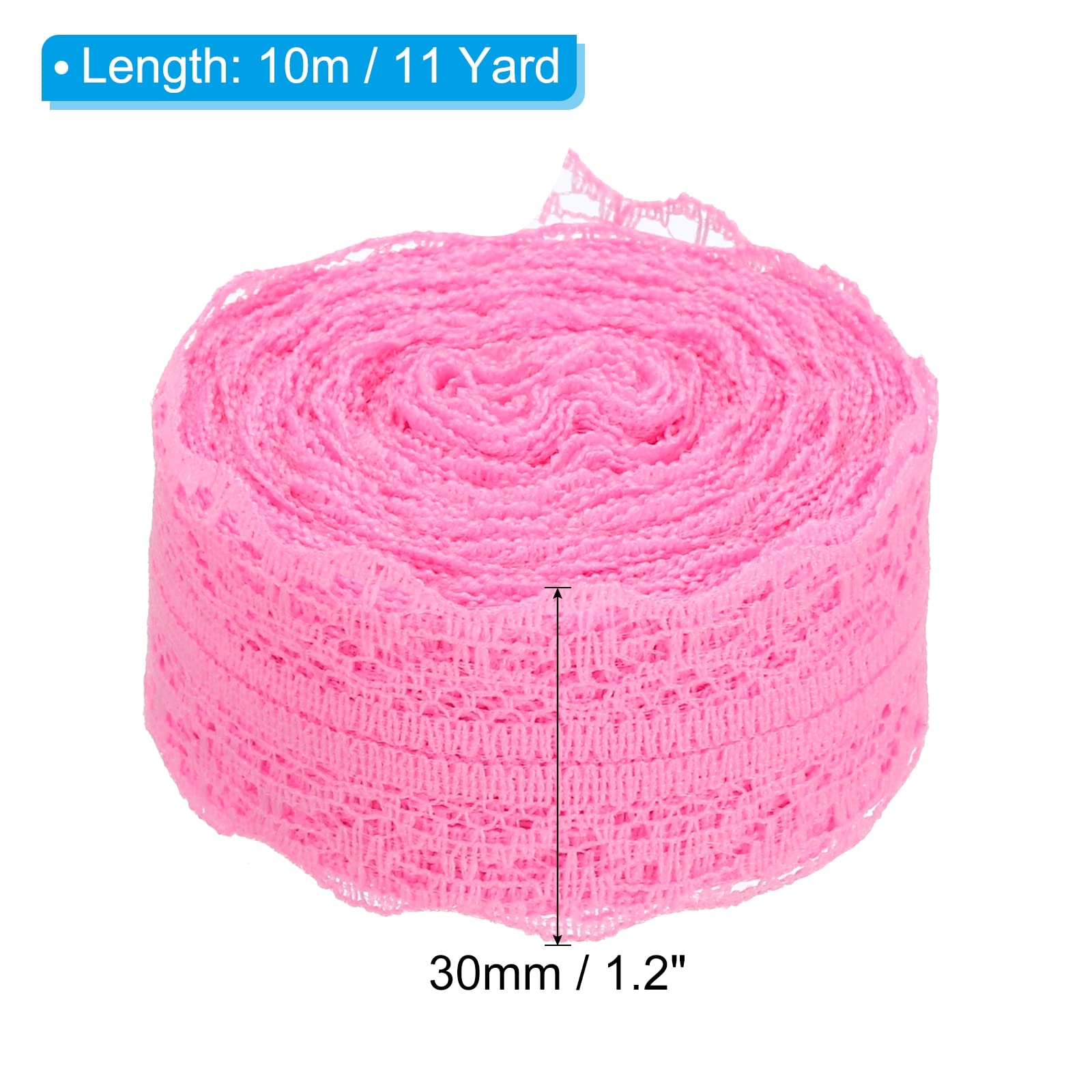 PATIKIL 1.2 Inch x 11 Yards Lace Trim Ribbon - Image 2