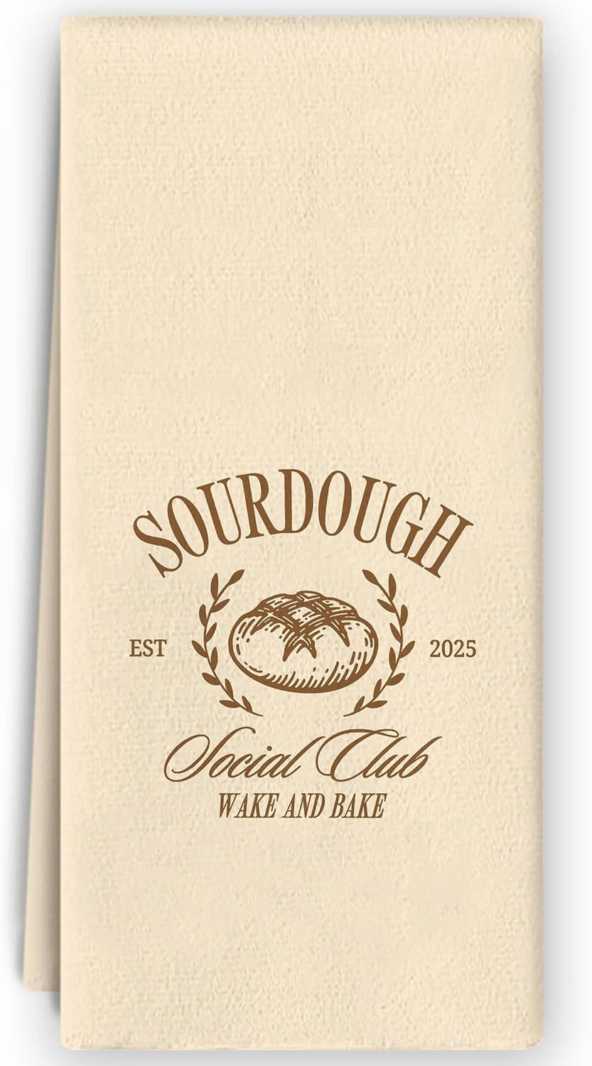 Funny Sourdough Baking Towels - Sourdough Gifts for Women Bakers, Sourdough Bread Decor, Don't Get Me Started Hand Towels Dish Towels for Kitchen, 16x24 Inch