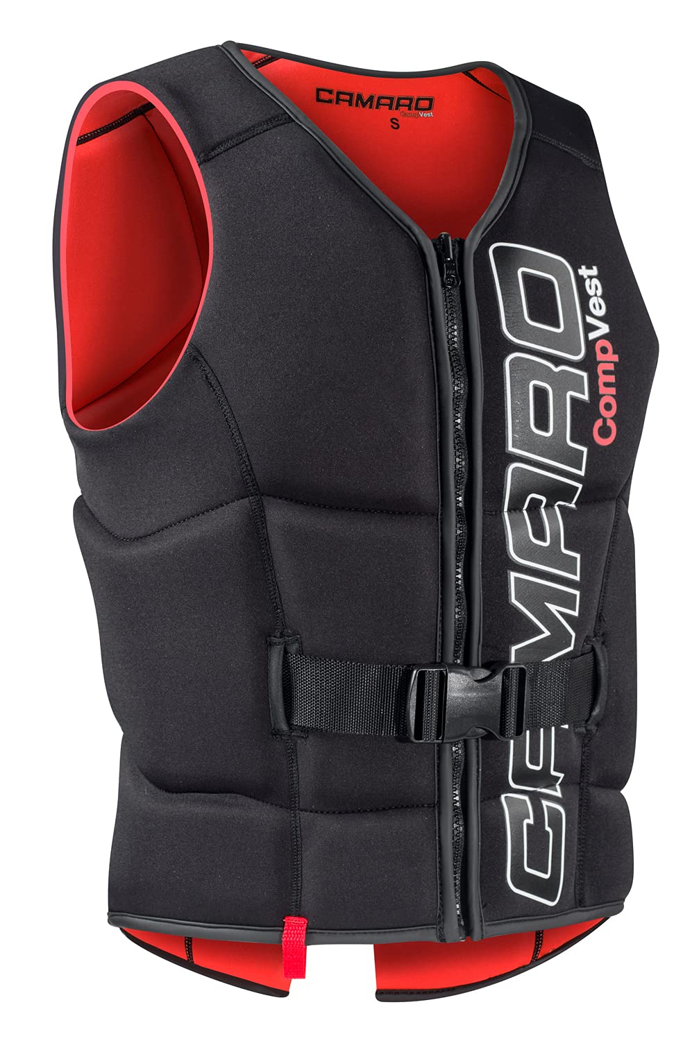 Camaro Comp Slasher Haut de protection en néoprène wakeboard kite ski nautique Noir/orange Taille L