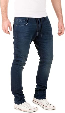 WOTEGA Men's Sweatpants in Jeans Look Noah Slim