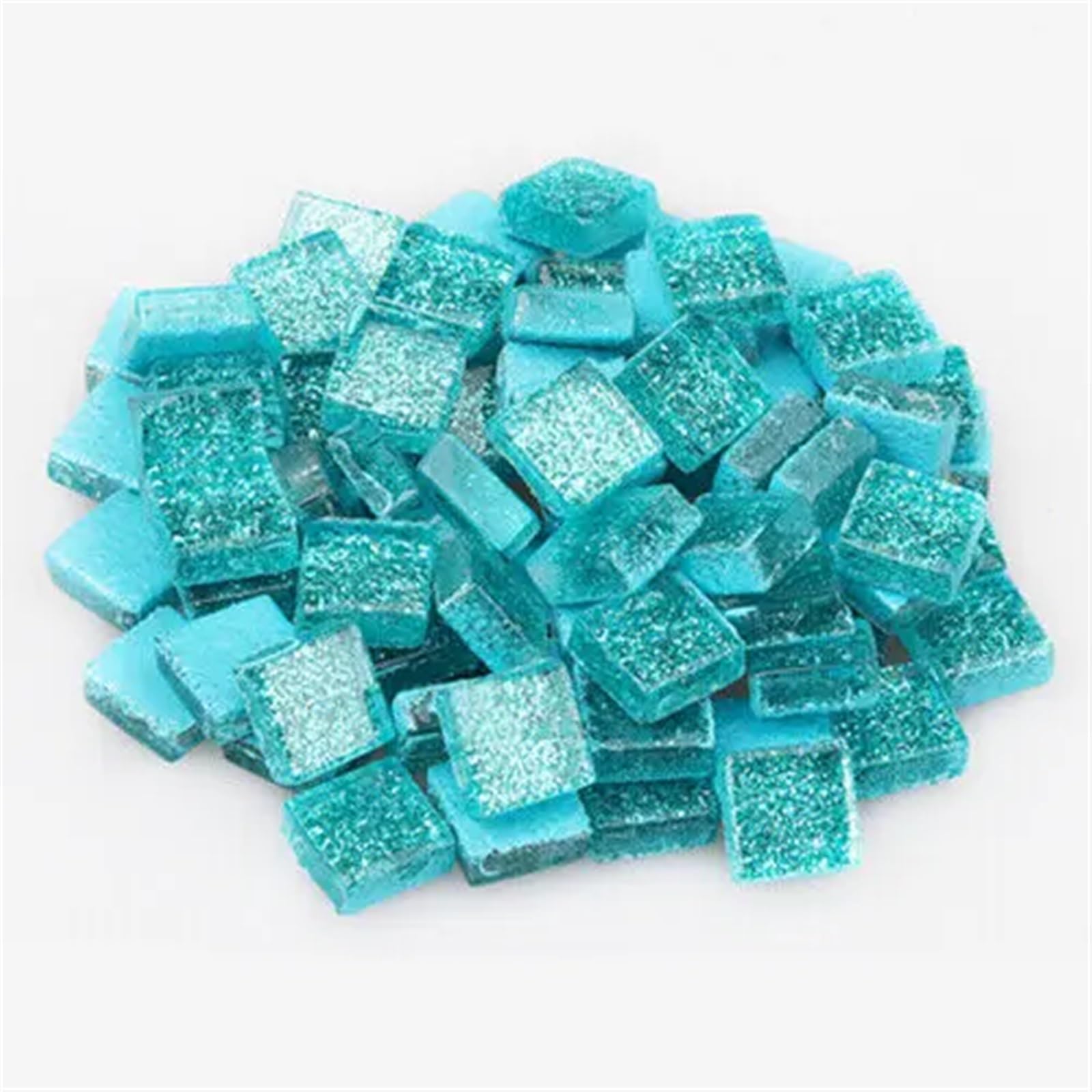 Luoaxinn Color10 Mosaic Tiles 100G Glitter Glass Mosaic Tiles Crafting Pieces Art Hobbies Assorted For Craft Arte Diy Bathroom(Color10)