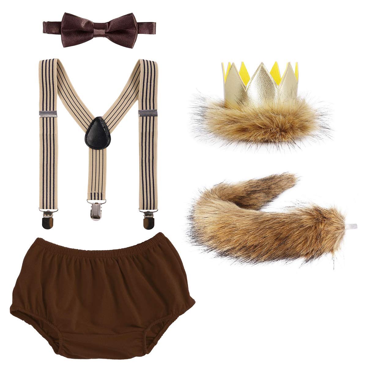 Buy ODASDO Baby Boy 1st / 2nd Birthday Cake Smash Outfit Party Supplies