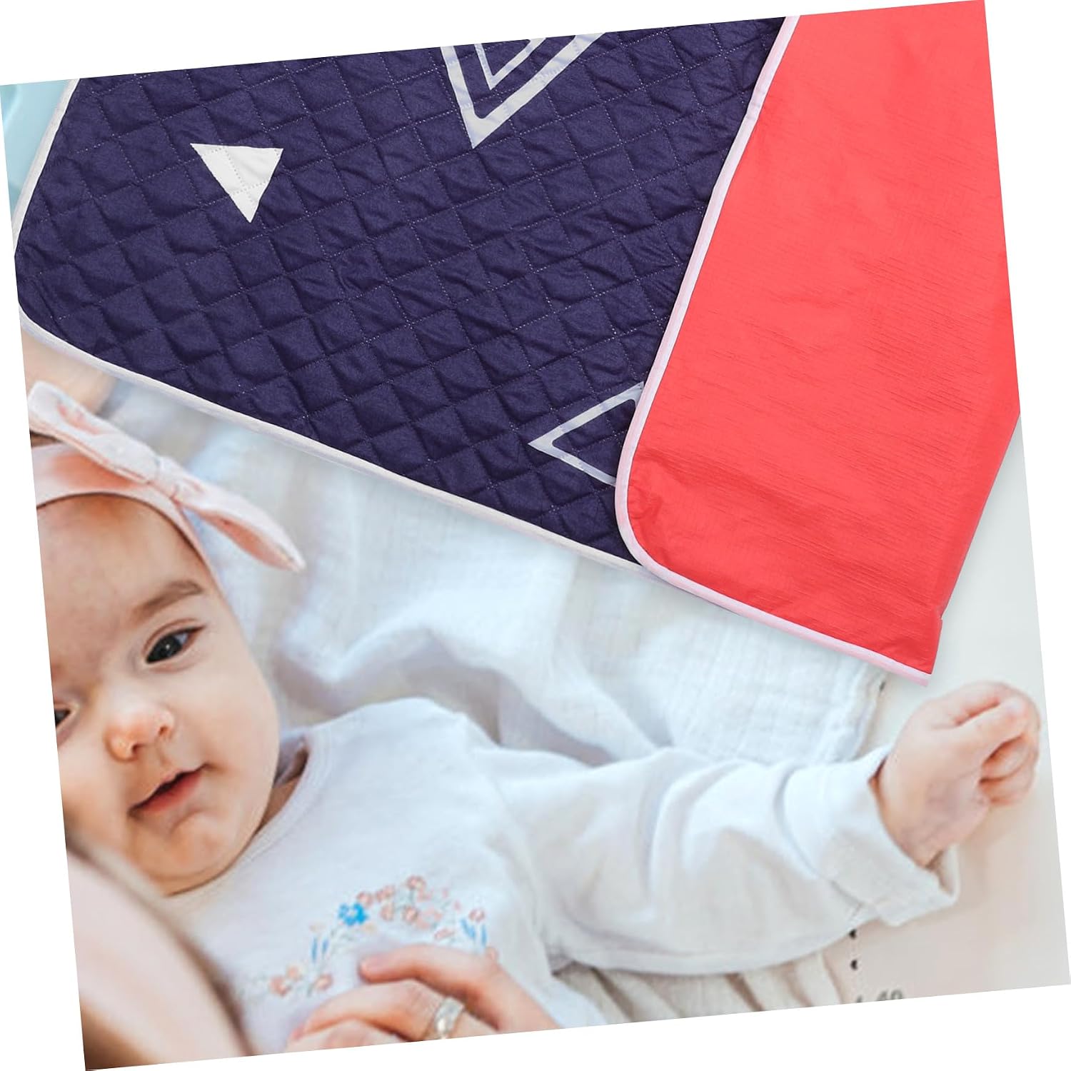 Washable Cotton Incontinence Bed Mat Breathable Reusable Urinary Under Pad for Elderly Boy Girl and Menstruation Quilted Absorbent Changing Mat Style