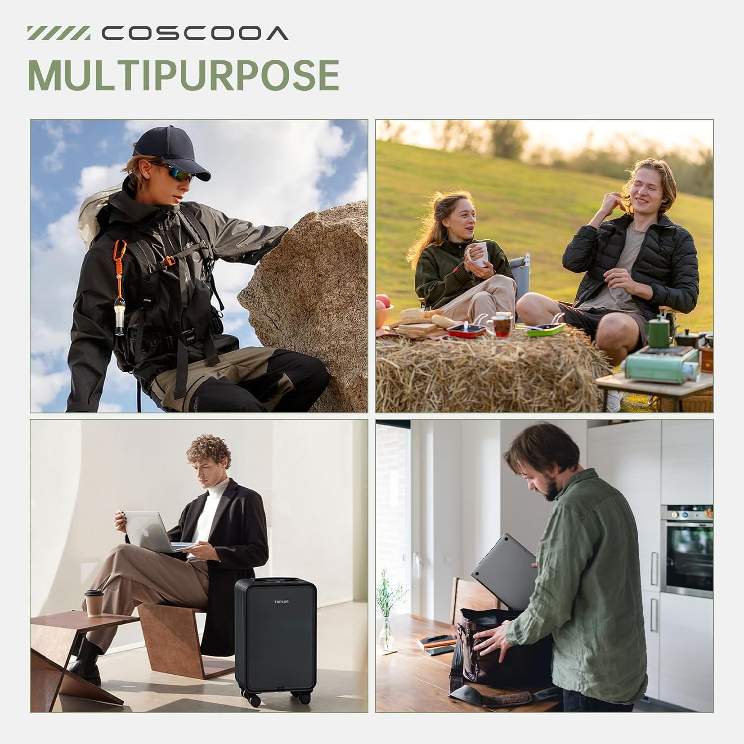 Large Tactical Laptop Bag for Men, Military 17.3 Inch Computer Bag Briefcase with Passport Wallet, Carry on Messenger Bag - Image 7