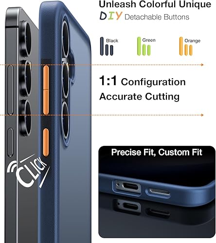 Miniatura 37 de TORRAS Funda a prueba de golpes para Samsung Galaxy S23, [probada contra caídas de grado militar] translúcida mate parte trasera dura y borde suave