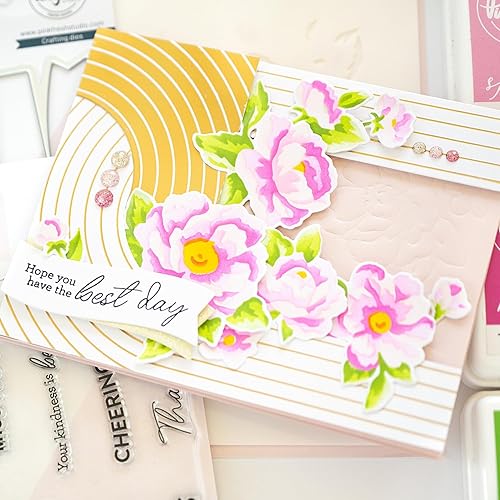 Miniatura 8 de Pinkfresh Studio Juego de sellos transparentes de 4 x 6 pulgadas, pancartas básicas todos los días