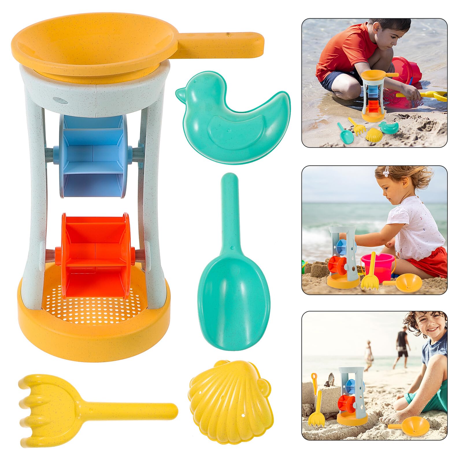 Beach Sand Toy in Plastico per Bambini, Vacanze Estive | Gioco da Spiaggia, Giochi per Spiaggia, Scuola e Backyard, Safe e Comfortable