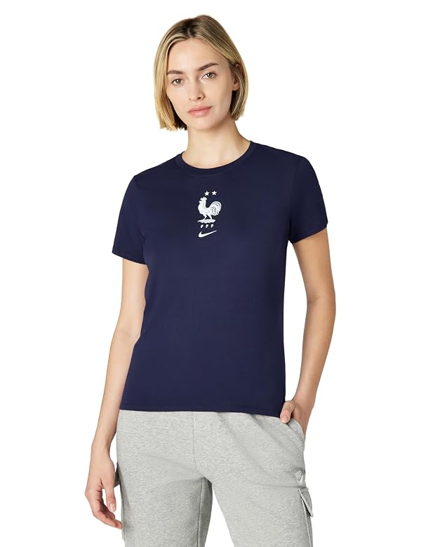 Nike Women's France Crest Tee, Blackened Blue, X-Large by Nike - Used condition - US$33.74
