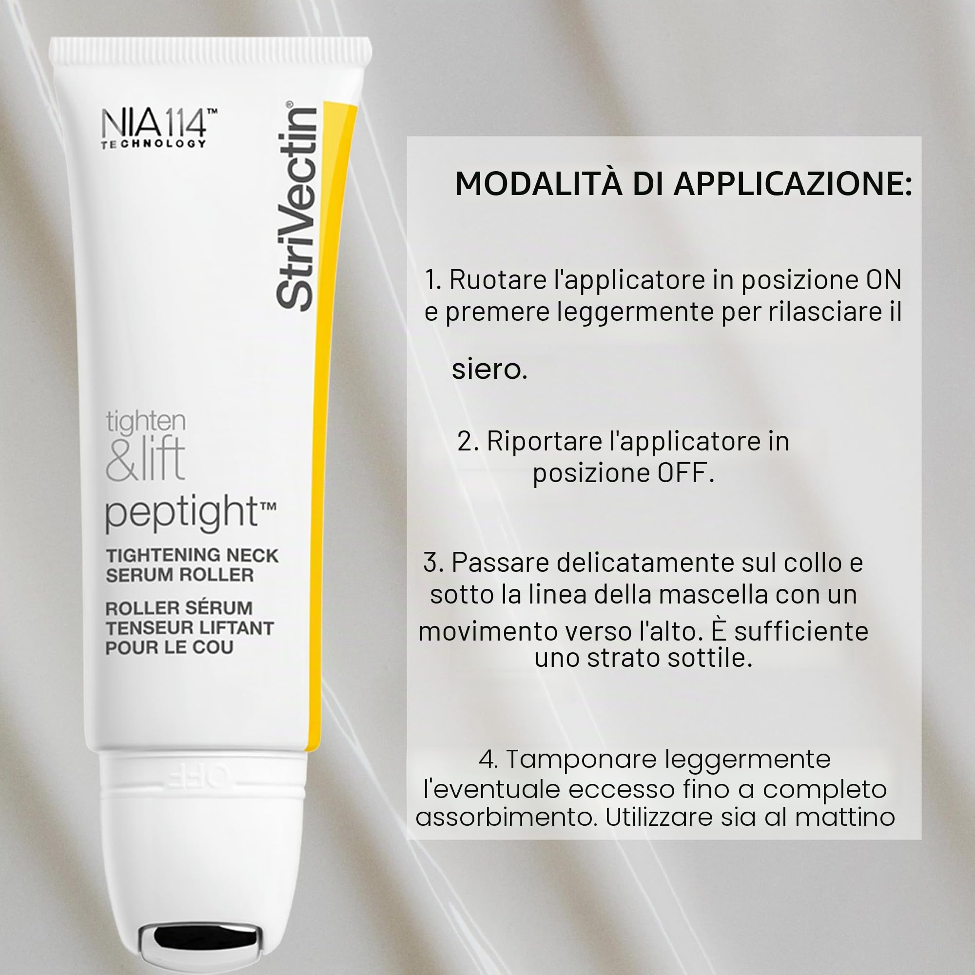 StriVectin Serrare & Lift Peptight - Rullo siero per collo serrato, 50,3 ml