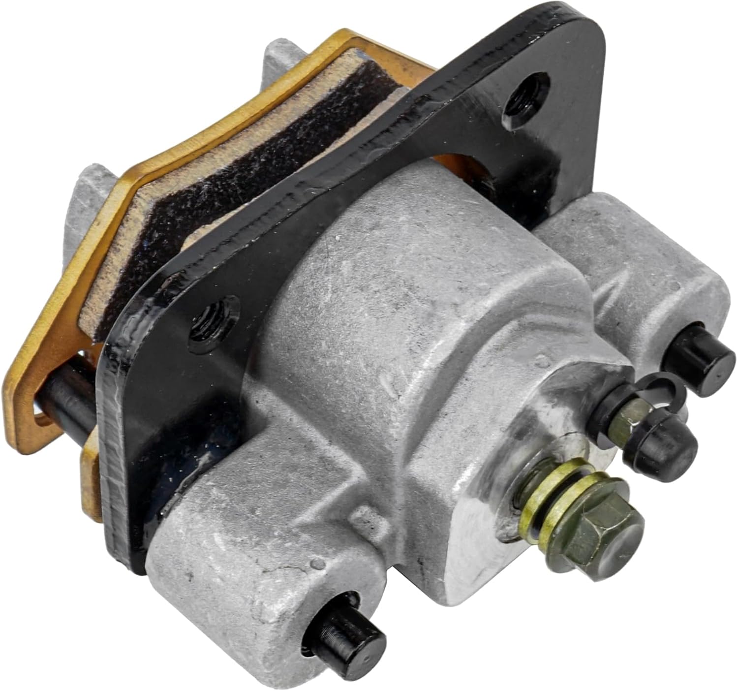 Caltric Brake Caliper with Pads Compatible with Arctic Cat 1436-163 1502-725 1502-727 2502-575