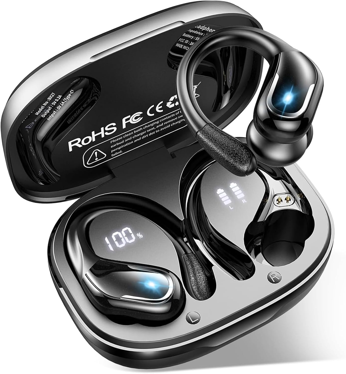 Rulefiss YM-Y-X4 Bluetooth Sports Headphones Wireless Bluetooth – Rulefiss product photo