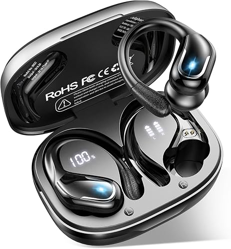 Bluetooth Kopfhörer Sport, 75Std 2026 Kopfhörer Kabellos Bluetooth …