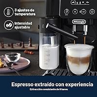 Vista 4 de De'Longhi Magnifica Start - Máquina automática de café expreso con espumador de leche automático y molinillo integrado, 5 recetas de un solo toque