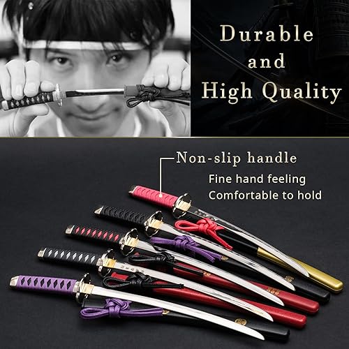 Miniatura 5 de Mini japonés samurái katana espada cuchillo de papel abrecartas 8.3 pulgadas (Sanada Yukimura)