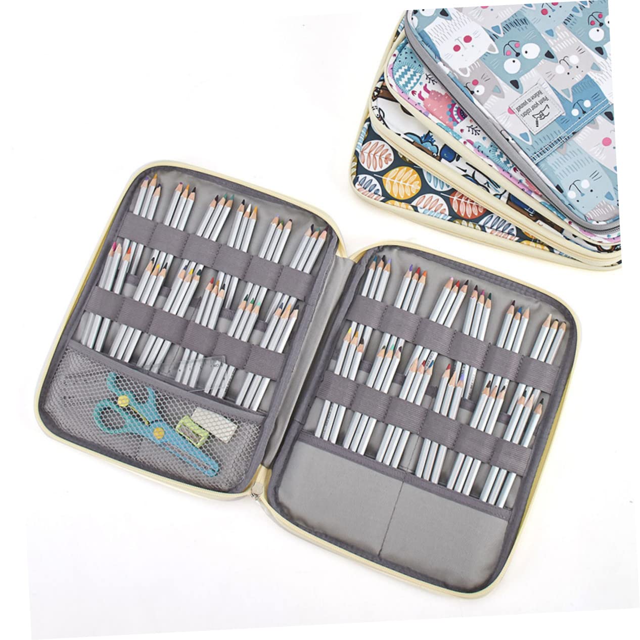 SHINEOFI Estuche para Lápices De Dibujo Bolsa De Papelería De Alta Capacidad Estuche para Papelería Soporte para Bolsa para Guardar Bolígrafos para Escolar y Artístico