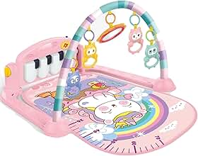 Tapete de Atividade Musical Piano Interativo Unicórnio Wakaii