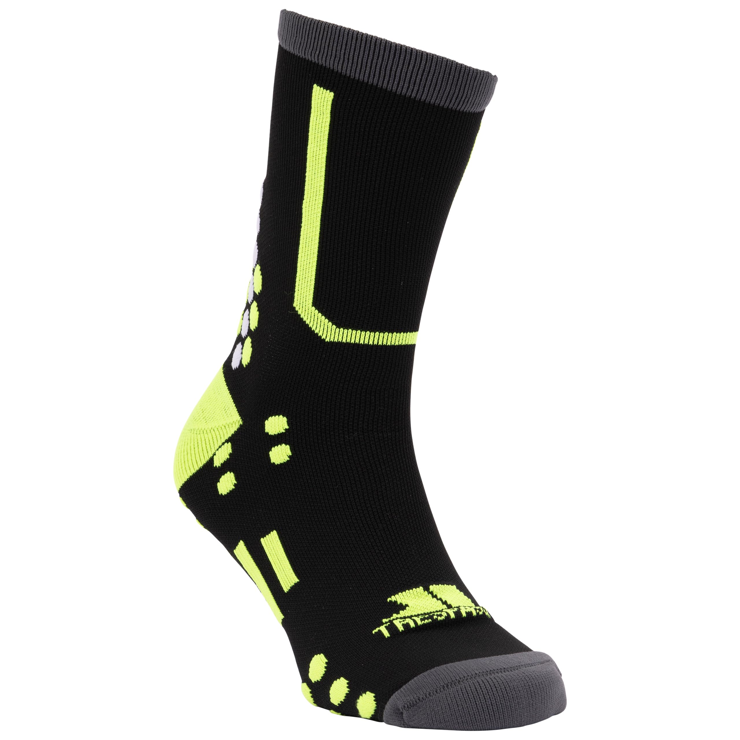 Trespass (3/6, Black) Unisex Cycling Compression Socks Dash
