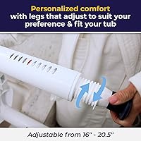 Vista 5 de Silla de ducha Drive Medical de serie Premium con respaldo y brazos