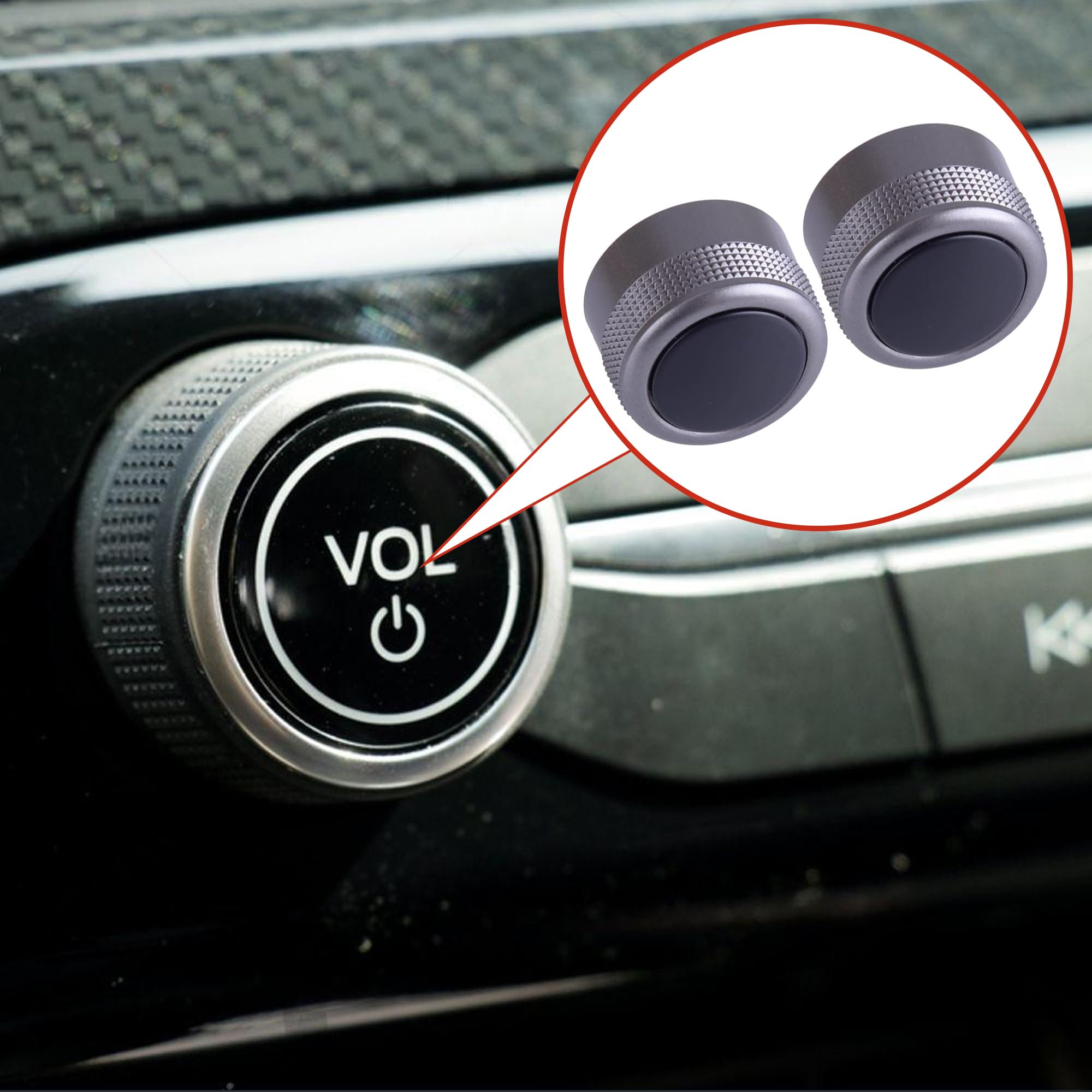 Amazon.com: Car Rear Row Volume Control Switch Knob Button for