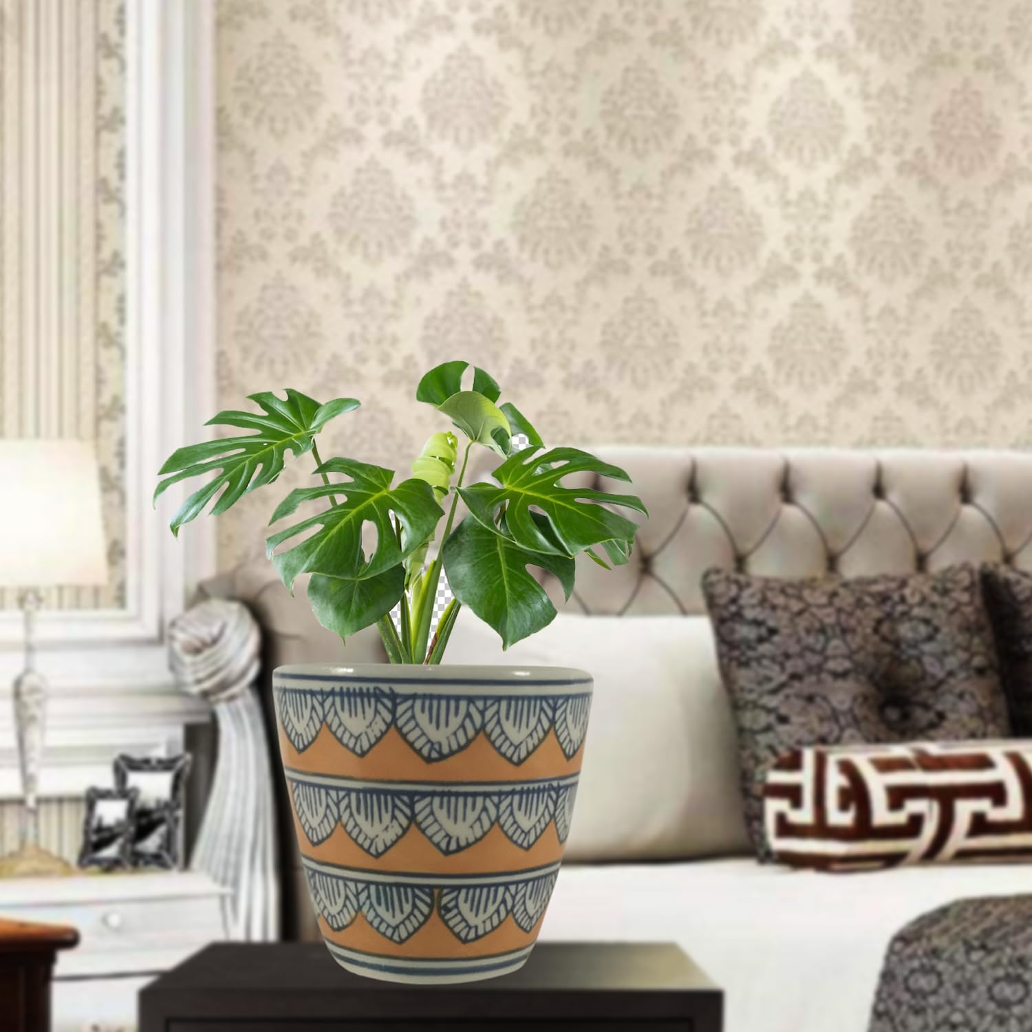 Lasaki Luis 1 Ceramic Pots for Indoor Plants, Planters, Flower, gamla,Outdoor,Balcony,Home,Round,Garden, Office Decor,Succulent(H - 11.5 X D - 12.5 cm)(Plants not Included)(Any Color May Come) (B0C1CR6385) Amazon Price History, Amazon Price Tracker