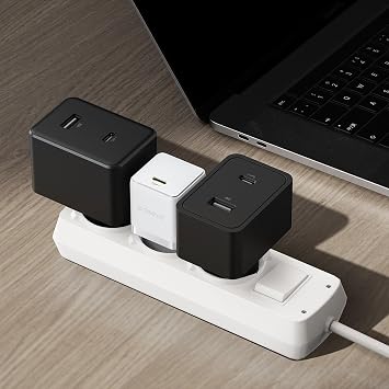 Baseus 20W Hızlı Şarj Cihazı, Palm 1C USB-C Duvar Adaptörü, BCT Soğutma Teknolojisi ve Akıllı Çip Koruması, Kompakt Şarj Başlığı, Beyaz