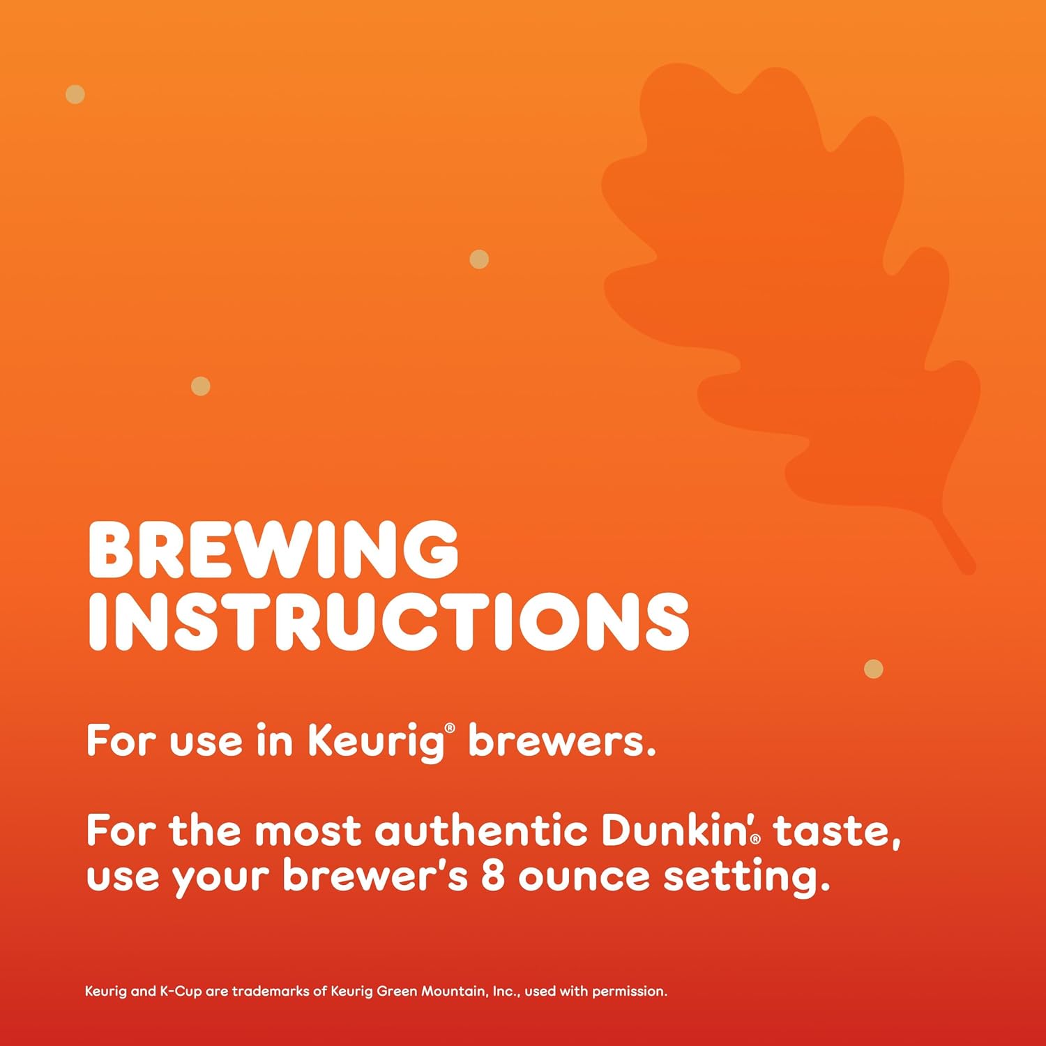 Dunkin’ Pumpkin Spice Artificially Flavored Coffee, 60 Keurig K-Cup Pods image 3