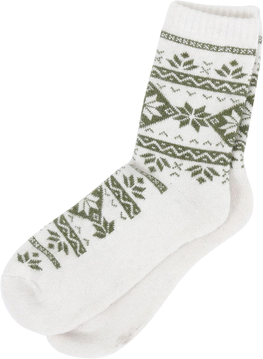 ICEWEAR Loðmundur Norwegian Pattern Angora Wool Socks | Warm, Thick & Cozy Unisex