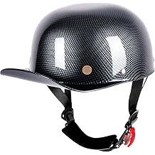 Yesmotor Motorcycle Half Helmet Baseball Cap-DOT Approved