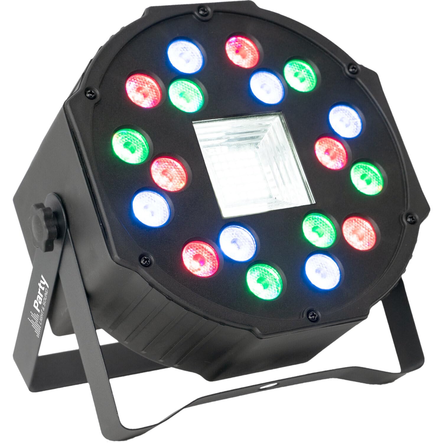 Générique Karaoké Pack LTC KARAOKE-STAR2MKII Enfant - Bluetooth USB SD 100W 2 Enceintes 2 Micros 1 Ampli - Projecteur 2-en-1 par Stroboscope Cadeau