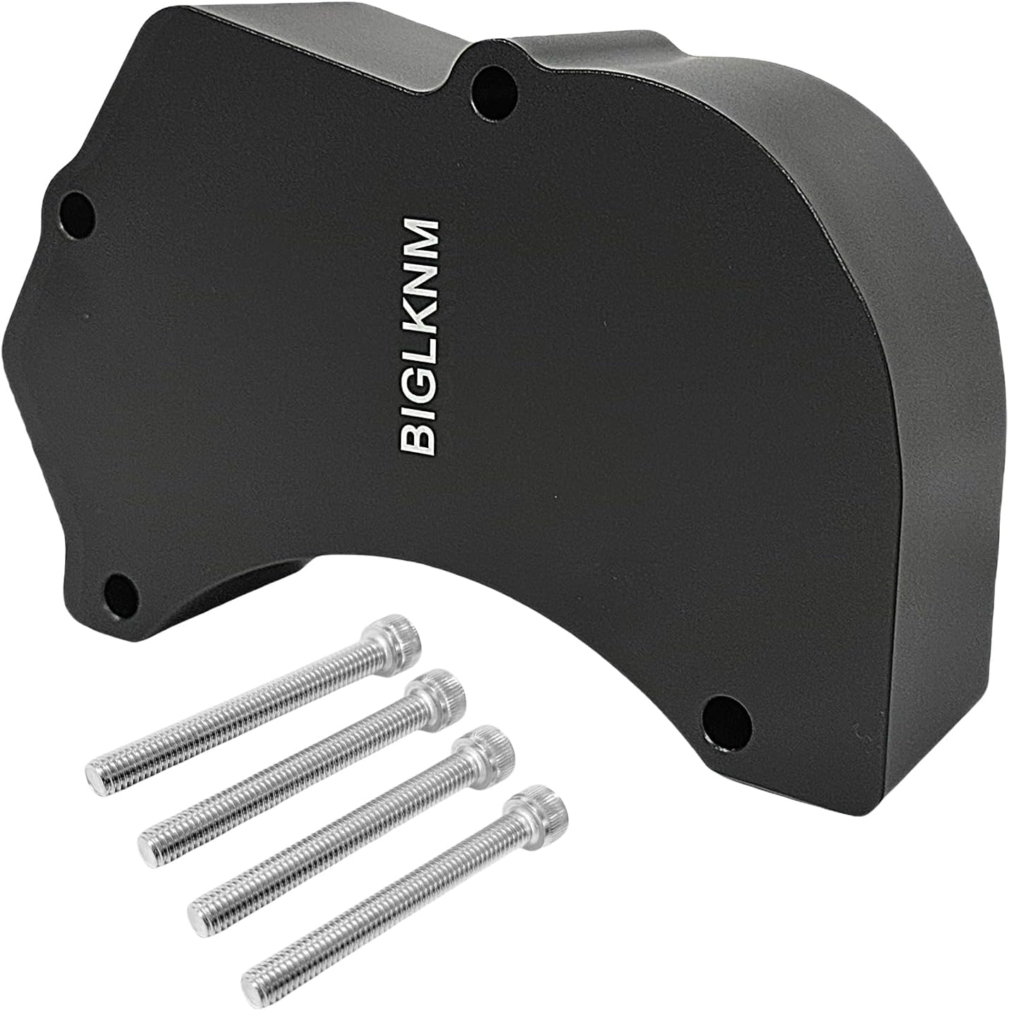 Aluminum Billet Oil Pump Cover with Stainless Steel Bolts Compatible with 1988-2006 Yamaha Blaster 200 YFS200-Black