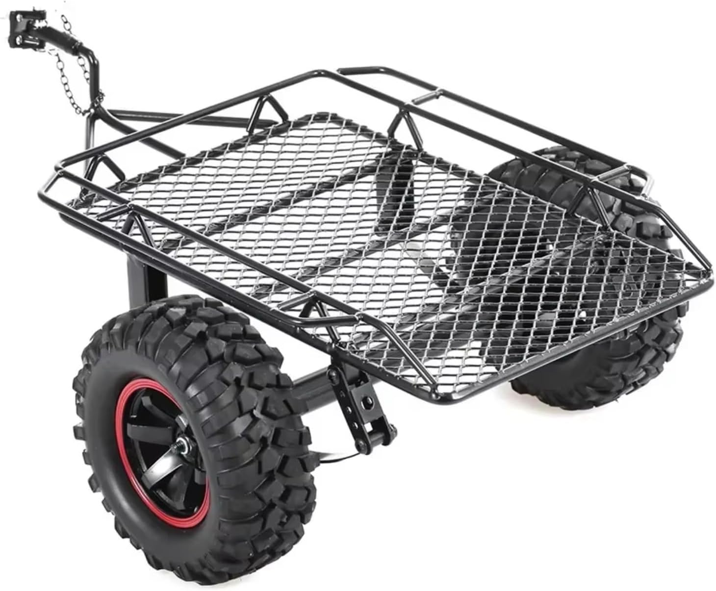 For TRX4 For Axial For SCX10 D90 CC011/10 用 メタルRCトレーラーホッパーフレームロックク