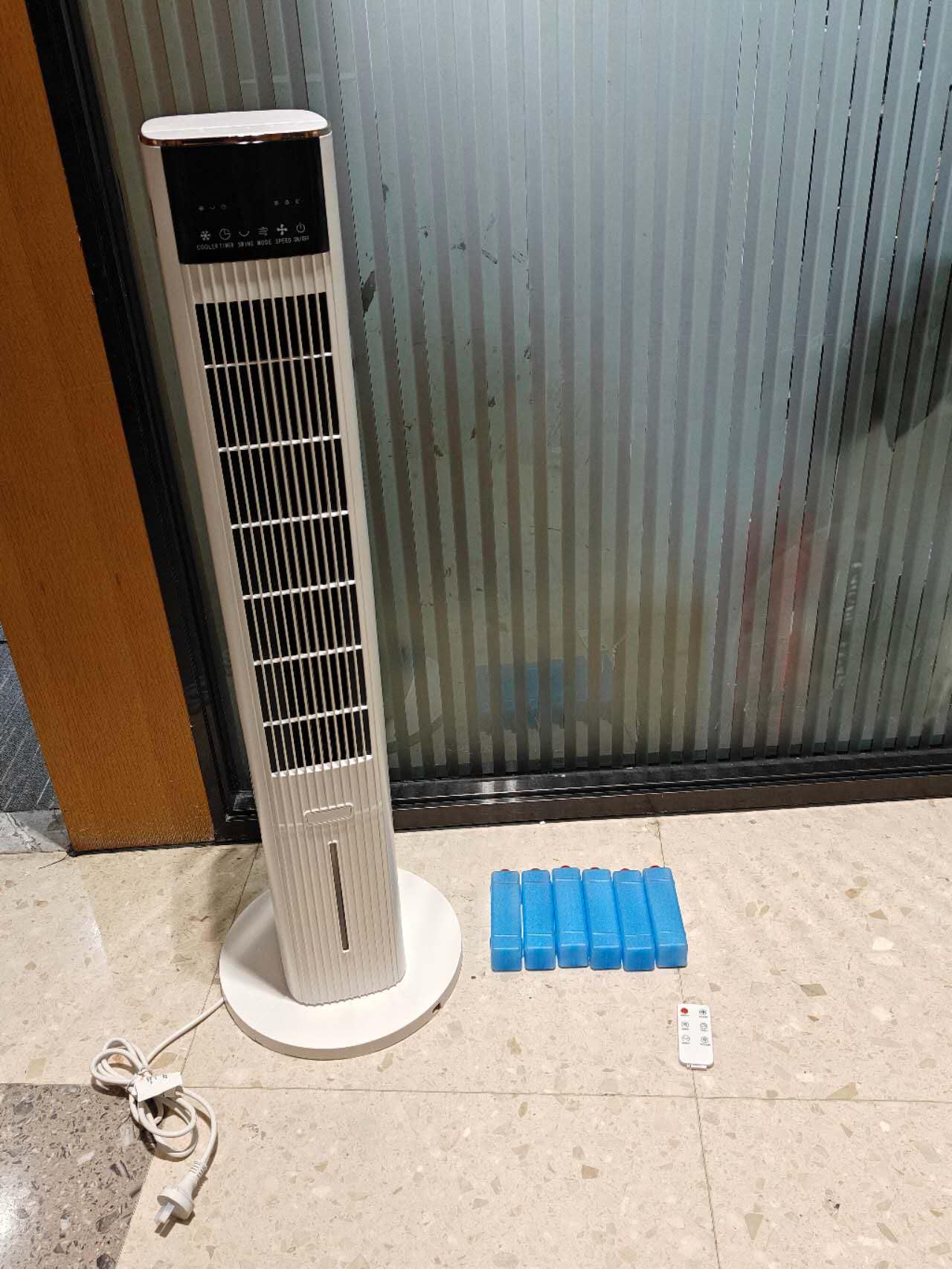 COOLECH 105CM Portable Air Conditioner w/Remote & LED Touch Screen