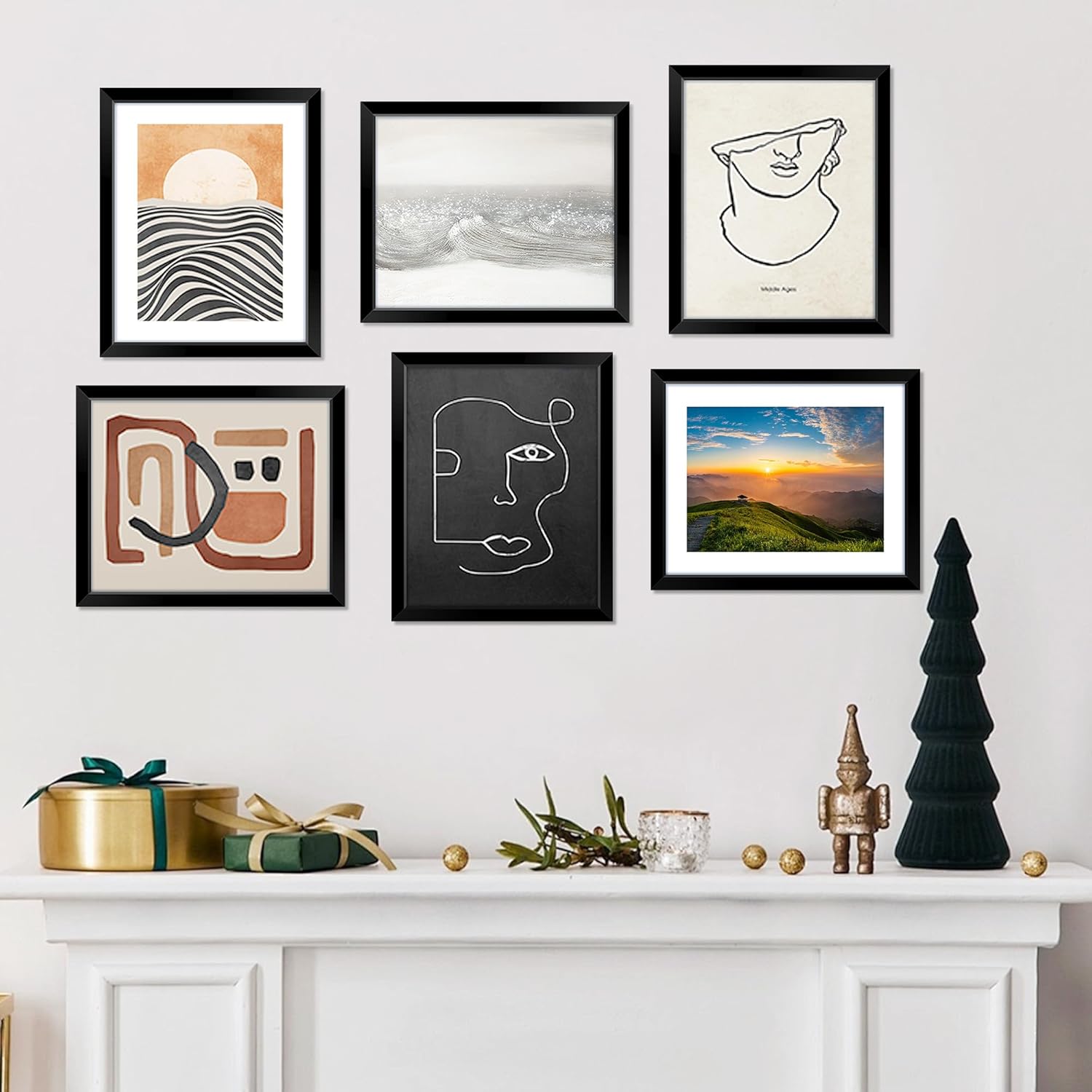 NEXCOVER 8x10 Picture Frame Black 4PK, 8 x 10 Photo Frame with Shatterproof HD Plexiglass, Picture Frames Collage for photos 5x7 with Mat or 8x10 Without Mat, Horizontal and Vertical for Wall Hanging or Tabletop - Image 7