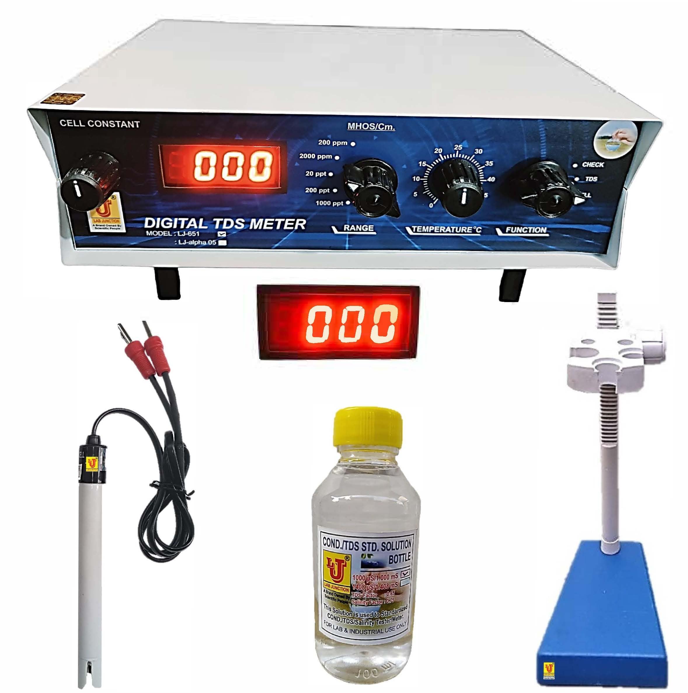 Lab Junction TDS Meter Table Top Digital TDS Meter in 5 Ranges LJ - 651 as per Quality Standards (B08RBM1Z5P) Amazon Price History, Amazon Price Tracker