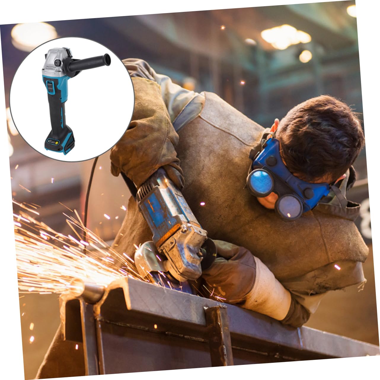 LIFKOME Durable Angle Grinder Tools 1 Set for Grinding Cutting Power Grinding Device Ideal for Woodworking