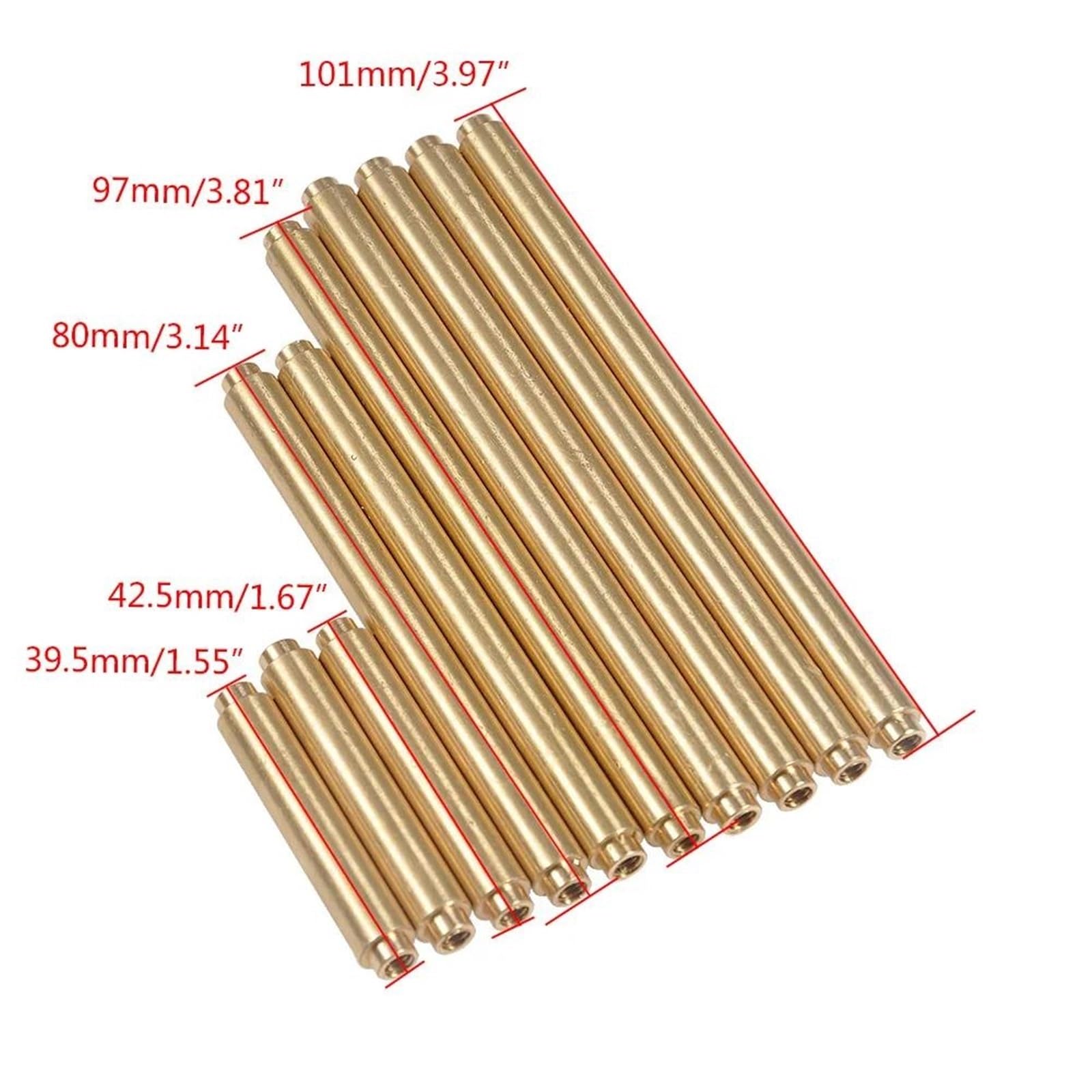 Varilla de Tracción para TRX4 Piezas De Coche Modelo RC 1/10, 10 Uds., Vínculos Chasis, Varilla Tracción Suspensión, Enlace Metal Dirección