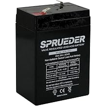 6 Volt 4.5Ah Rechargeable Sealed Lead AcidSLA Battery with F1 Terminal