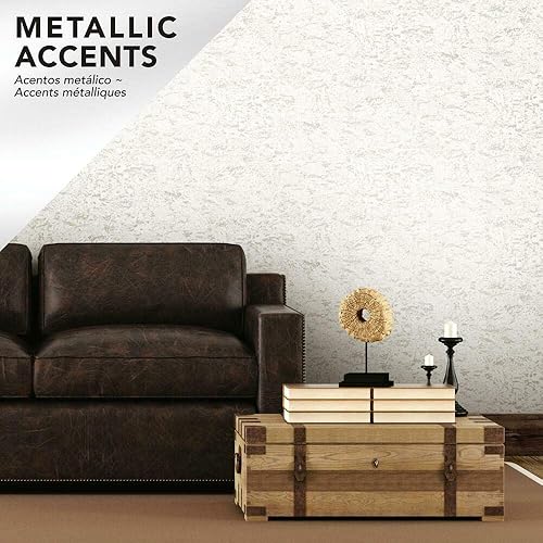 Miniatura 4 de RoomMates RMK11195WP Papel pintado metálico de corcho sintético negro