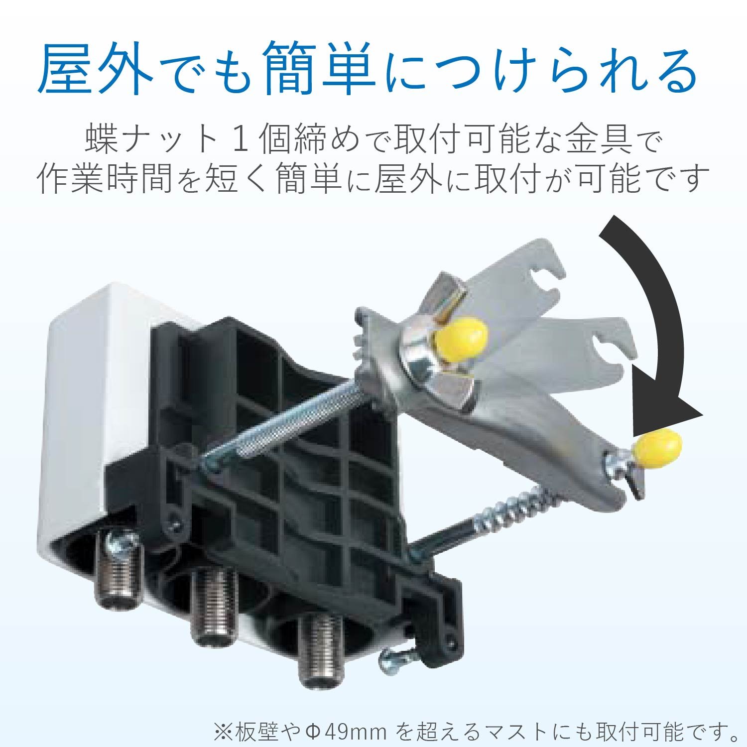 Amazon | DXアンテナ 屋外用3分配器 全端子通電 3DBL1CB | DX
