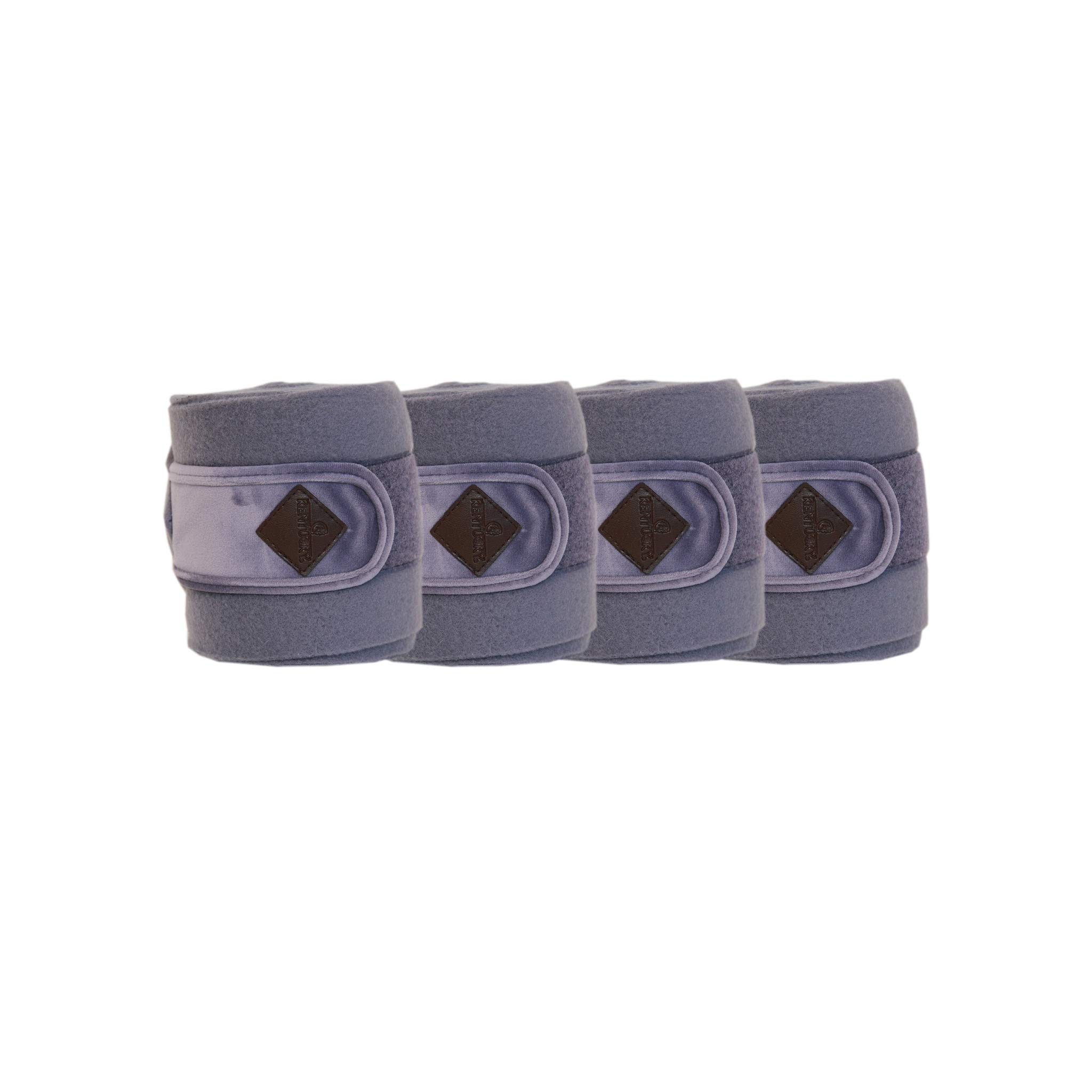 Bandages en polaire velours violet de qualité supérieure Kentucky Horsewear