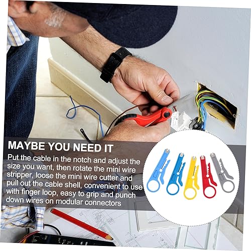 Miniatura 9 de DOITOOL 15 unids Pelacables Herramientas Eléctricas Tijeras Eléctricas Cortador de Alambre de Acero Cortador de Alicates Alicates Pelacables